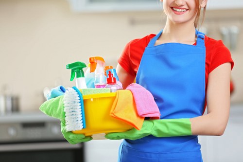 Professional carpet cleaner in Wandsworth restoring a living room carpet