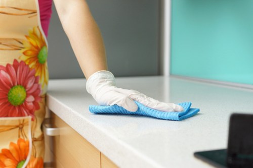 Professional deep cleaning in a Wandsworth home kitchen