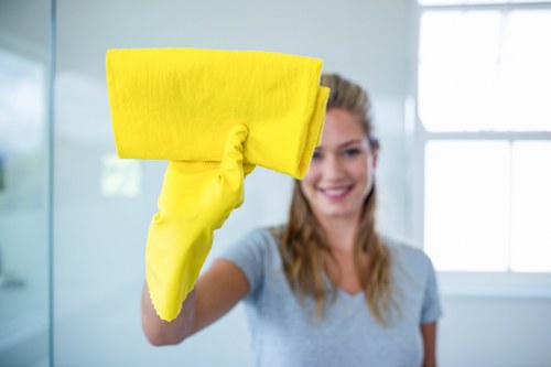 Low-carbon van used for eco-friendly cleaning in Wandsworth