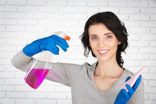 Detailed cleaning of a kitchen area by Wandsworth cleaners