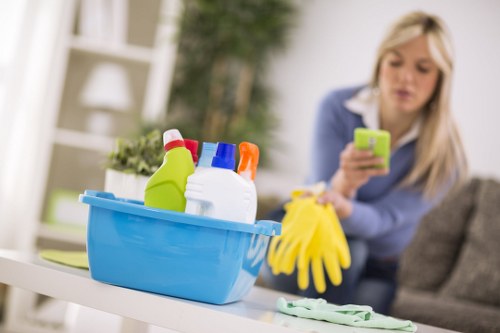 Staff training and supervision for safe cleaning operations